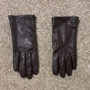 Merona Chocolate Leather Gloves